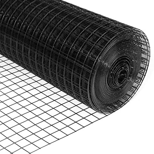 24'' x 50' 1.5inch Hardware Cloth 16 Gauge Black Vinyl