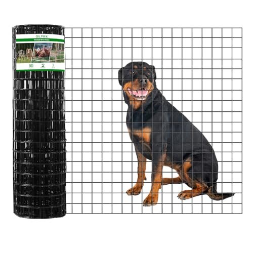 GILPWA Wire Fence, 36 in(H) X 50 ft(L) PVC Coated