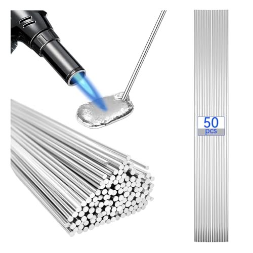 Aluminum Brazing Rods, 50PCS Low Melt Aluminum Welding Rods