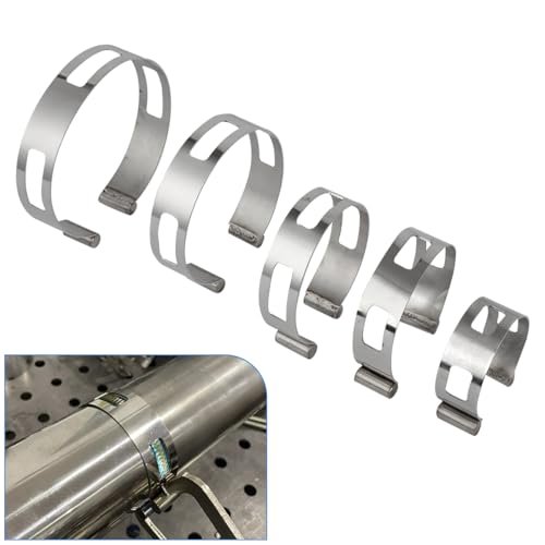 5PCS Exhaust Pipe Tacking Band For Tig Welding Fabrication
