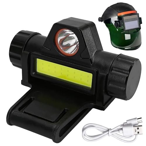 Rechargeable Welding Helmet Light Attachment – Versatile...