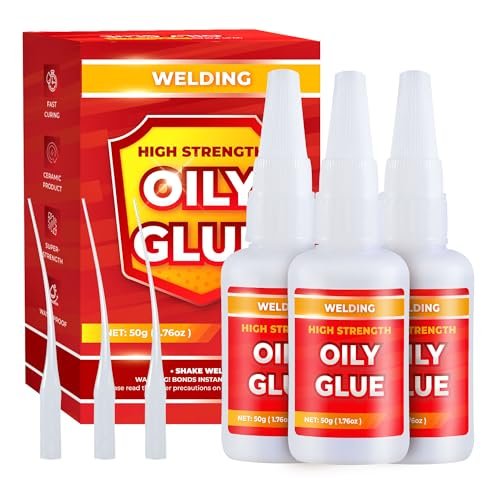 3 PCS Welding High-Strength Oily Glue, Welding Super Glue...