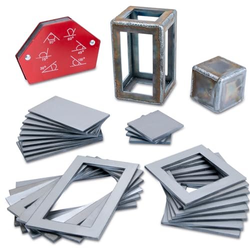 40 PCS Welding Coupons, Welding Practice Kit, 11 Gauge Steel