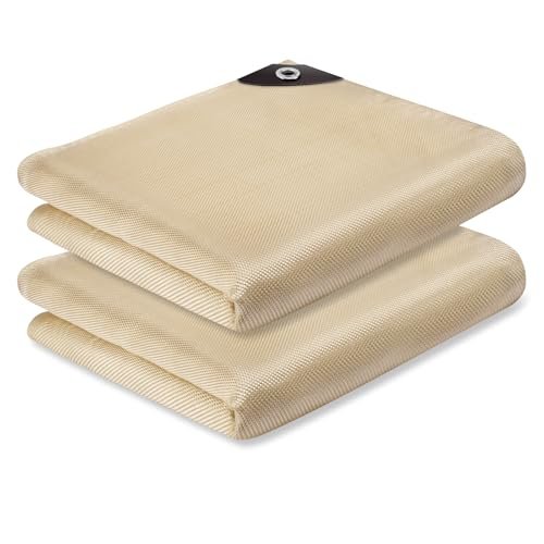 2 Pack Welding Blanket 4x6 ft - Heavy Duty Fiberglass