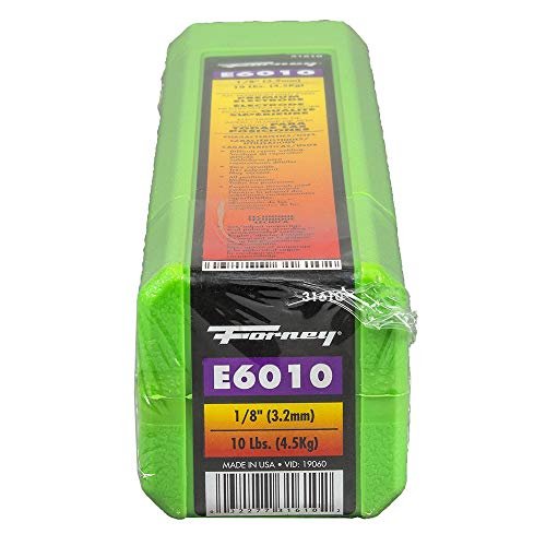Forney 31610 E6010 Welding Rod, 1/8-Inch, 10-Pound