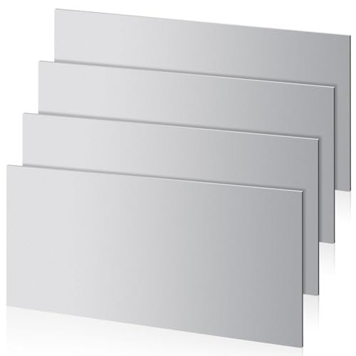 Alffun 4 Pcs 20 Gauge Sheet Metal Cold Rolled Plates