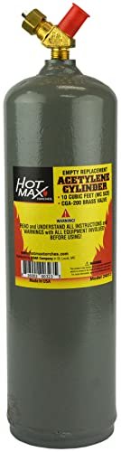 Hot Max 24012 10 Cubic Foot (MC Size) Acetylene Cylinder