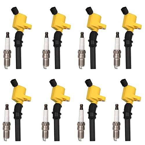 Set of 8 DG508 Ignition Coils and Plugs Ford V8