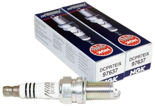 NGK Iridium IX DCPR7EIX Spark Plugs Compatible Harley Twin...