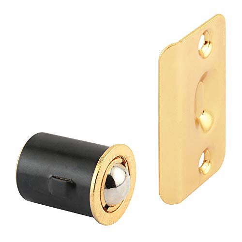 Prime-Line N 7331 Drive-In Ball Catch with Strike, Brass,...