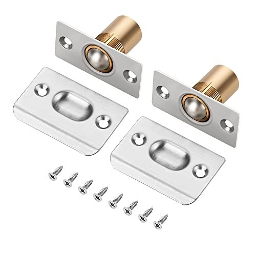 Ravinte 2 Pack Adjustable Door Ball Catch, Silver Closet...