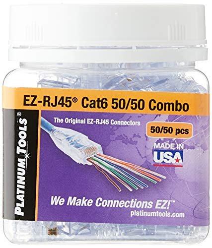 Platinum Tools Platinum 202016J EZ-RJ45 Cat 6 Connector Kit...