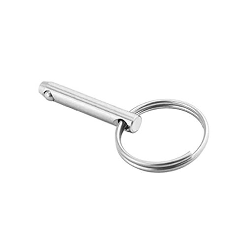4 Pack Quick Release Pin, 316 Stainless Pull Ring