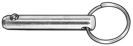 Ring Pin, Detent, 5/16x2 in, PK10
