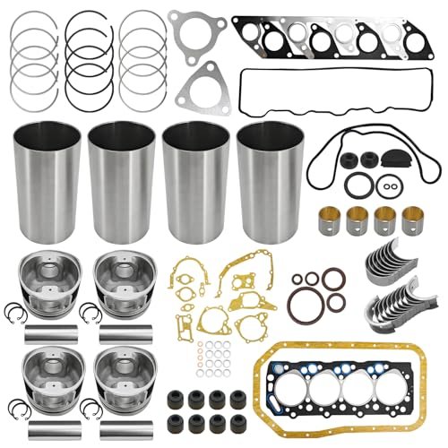 Engine Overhaul Rebuild Kit Compatible with Hyundai D4BB...