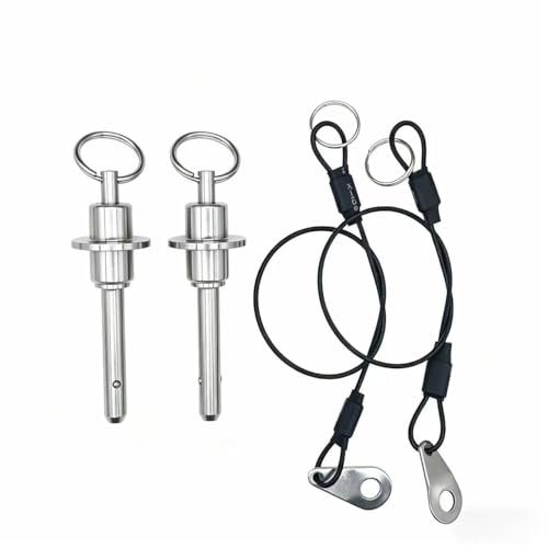Vitefastening 2pcs Ring Quick Release Pin,Double-Acting...