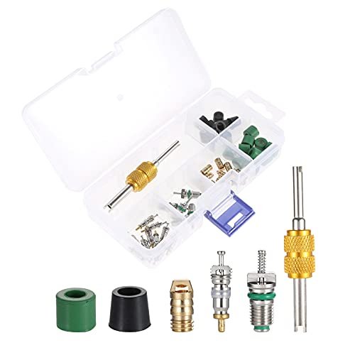Mtsooning 46 Pcs Air Conditioning Valve Core R134a Remover...