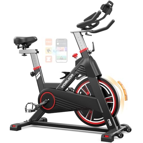 YOSUDA PRO Magnetic Exercise Bike 350 lbs Silent Belt Drive