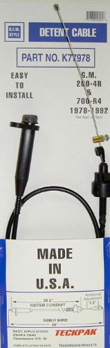 Teckpak K779781 Detent Cable Style Th700-r4 - comprehensive buying guide and reviews