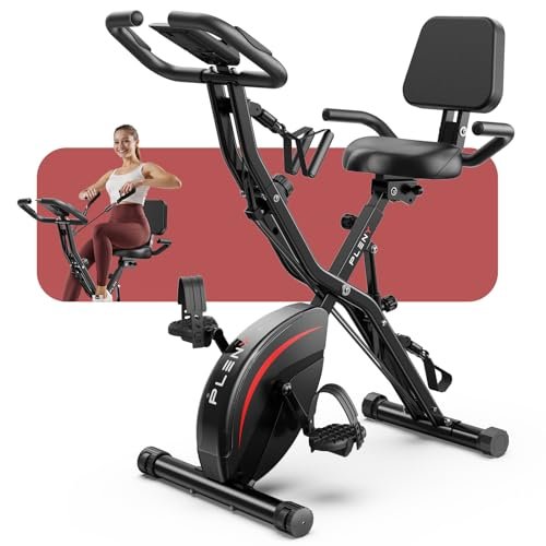 Pleny Folding Exercise Bike, 5 IN 1 Home Gym