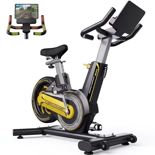 ZAZARI Compact Magnetic Exercise Bike, Space-Saving Rear...