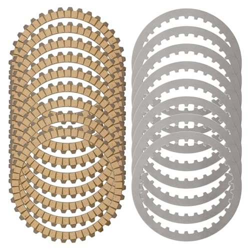17PCS Extra Plate Friction Steel Clutch Disc Harley Buell