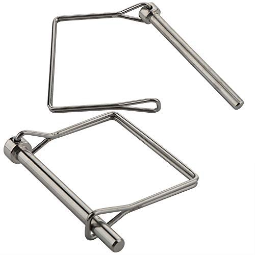 2 Pack Extended Square Safety Coupler Pin Marine 316...