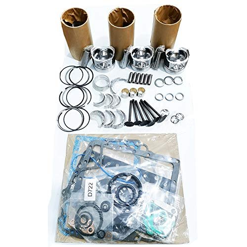 Overhaul Rebuild Kit for Kubota D722 Engine Tractor Models