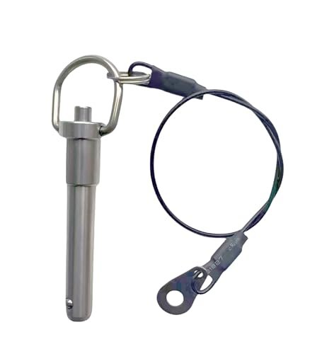 Stainless Steel Ring Quick-Release pin, Grip Button Ball...