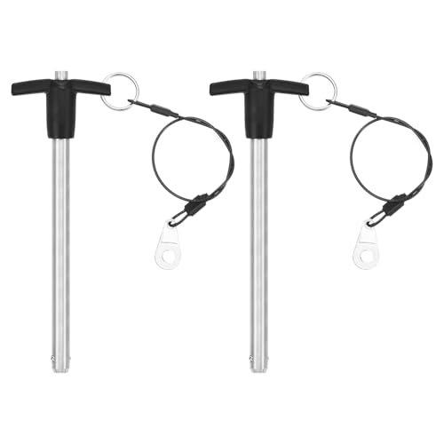 uxcell 2 Pcs T Handle Quick Release Push-Button Pin...