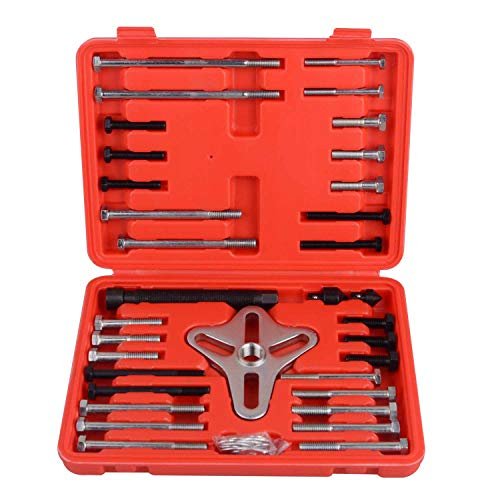 Harmonic Balancer Puller Set, 46 Pcs Flywheel Gear Steering...