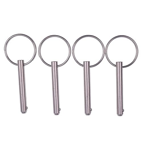 ZTUOAUMA 4X 1/4'' Diameter Simple Insert Quick Release Pins...
