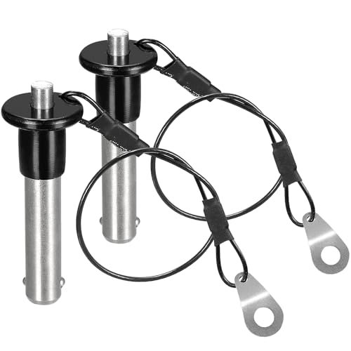 2Pcs 304 Stainless Steel Ball Locking Pins, Quick Release...