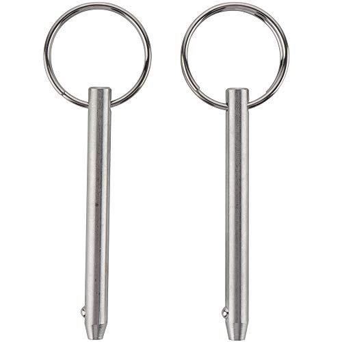 2 Pack Quick Release Pin, Diameter 1/4