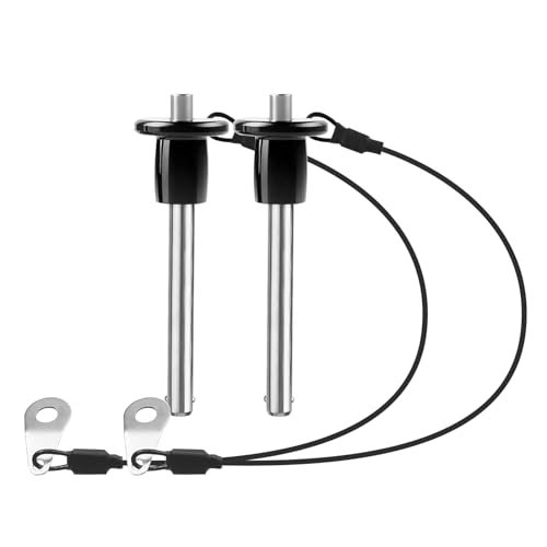VXCICC 2 Pack 304 Stainless Steel Quick Release Ball Pin
