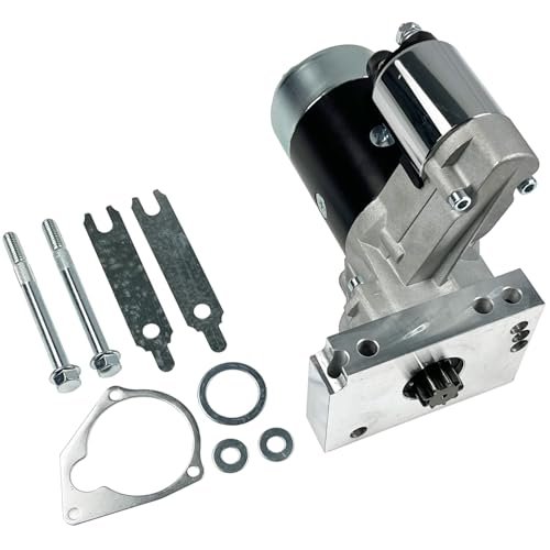 LLANNDER High Torque 3 HP 9-Tooth Mini Starter SBC BBC