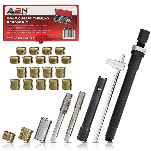 ABN Spark Plug Thread Repair Rethreading Set, 14mm Metric...