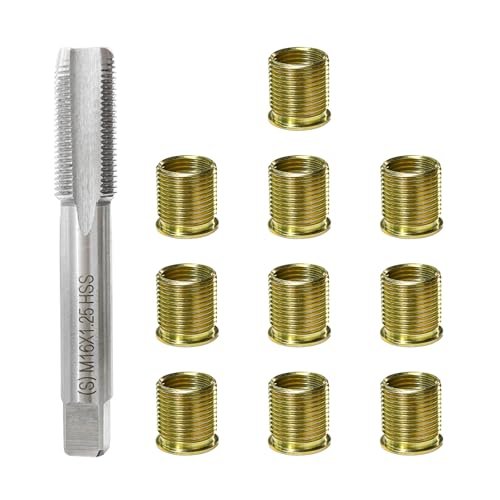 SHMZK 11 PCS Spark Plug Thread Repair Kit M14 M16