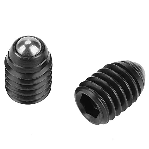 10-Pack Carbon Steel M6 Ball Spring Plungers Hex Detent...