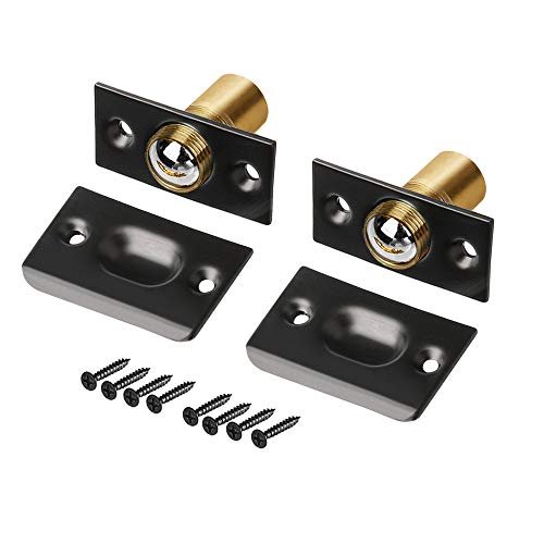 Closet Ball Door Catch Hardware Jiayi 2 Adjustable Black