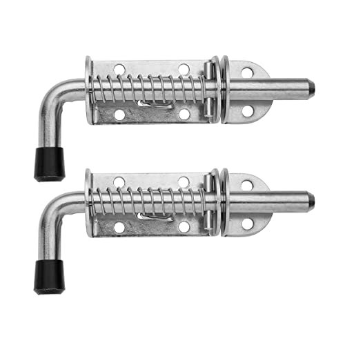 JQK Spring Loaded Latch Pin, 304 Stainless Barrel Bolt...