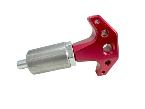 T Handle Spring Loaded Pull Pin Pop Steel 3/8 Red
