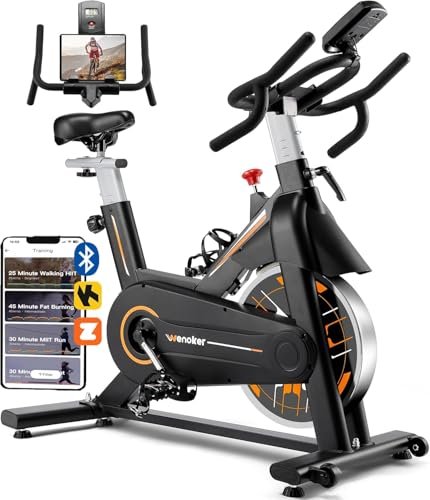 Exercise Bike, Wenoker Stationary Bike for Home, App...