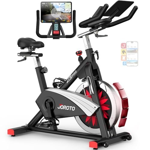 JOROTO Exercise Bike, Magnetic Stationary Bikes for Home...