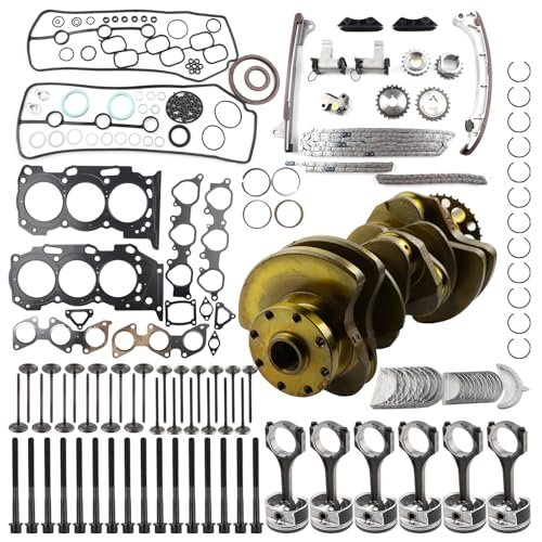 1GR-FE 4.0L Engine Overhaul Rebuild Kit w/Crankshaft,Head...