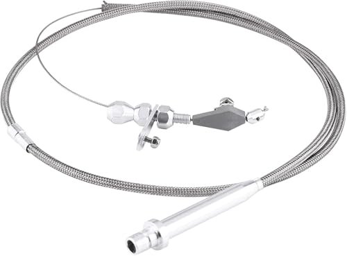CYTGOUPER TH350 Kickdown Cable, Stainless Braided Kickdown...