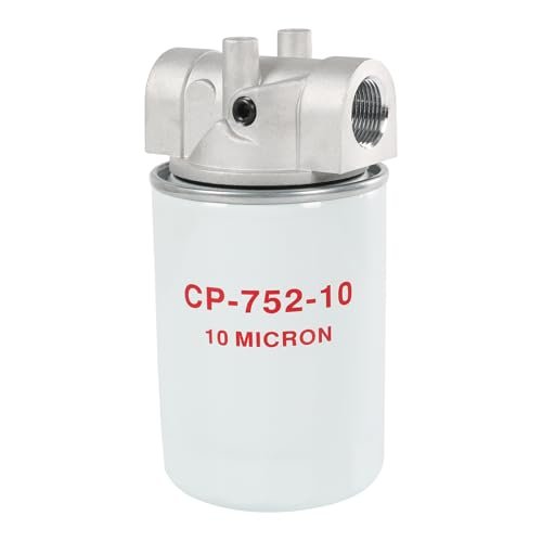 DICMIC 10 Micron Hydraulic Oil Filter Assembly, Spin-On