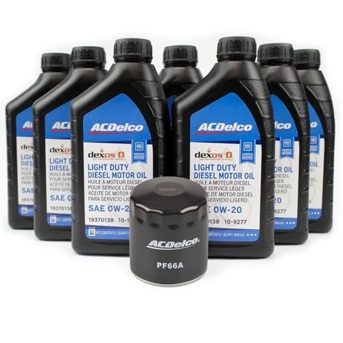 DmaxStore ACDelco DexosD 0w-20 Oil Change Kit 3.0L Duramax