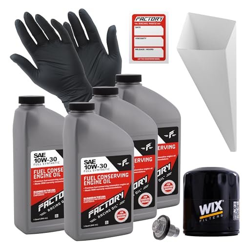 Factory Racing Parts Oil Change Kit Compatible with Jeep...