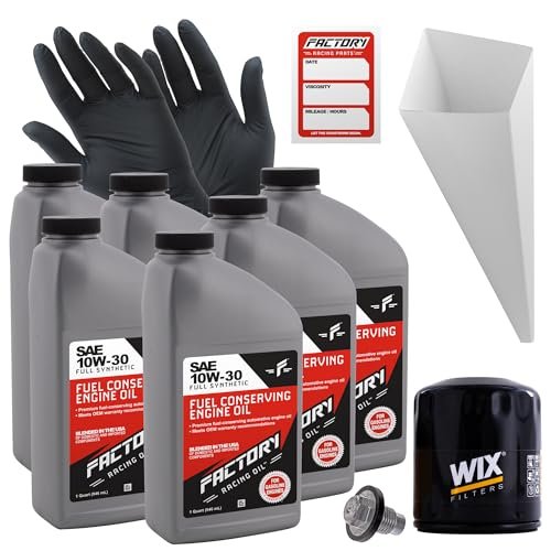 Factory Racing Parts Oil Change Kit Compatible with Jeep...